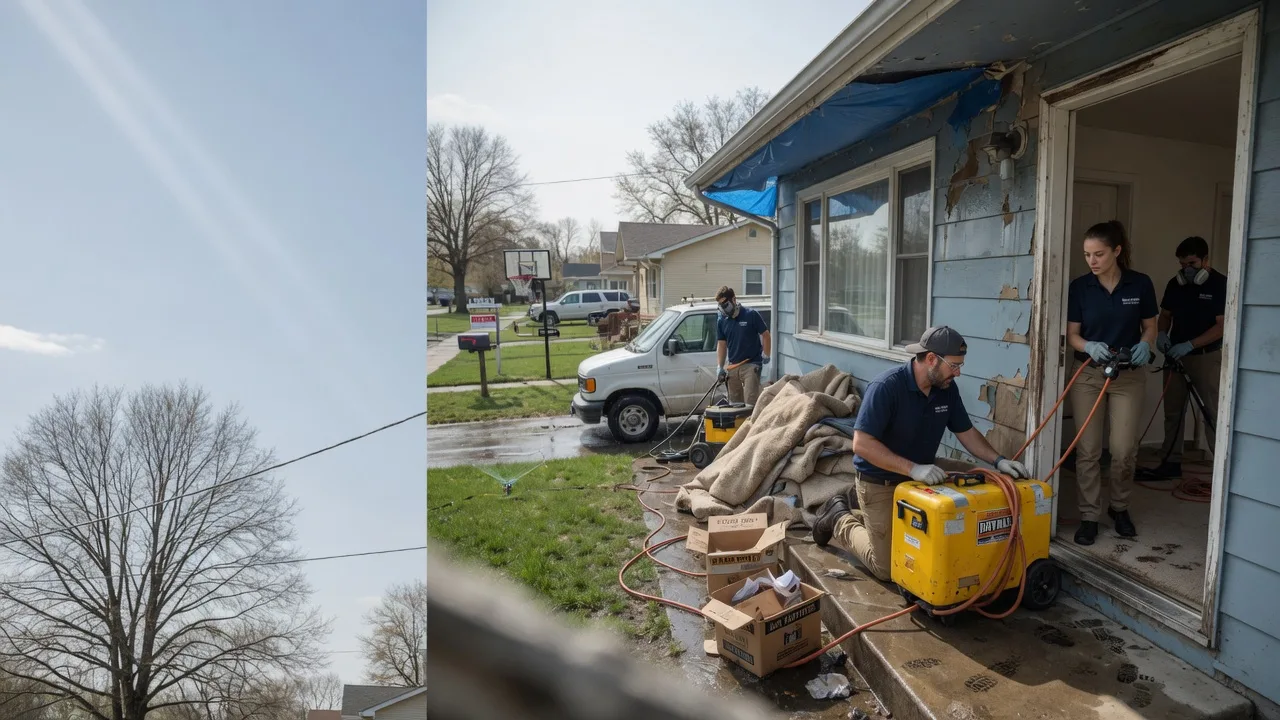 Basement Flood Cleanup in East Pembroke, NY near me
